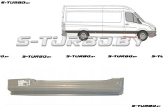 Порог (правый) под переднюю дверь, заводской штамп