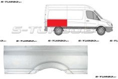 Крыло заднее (правое) над колесом, средняя база, до стекла, заводской штамп