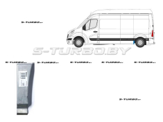 Крыло заднее (левое) передняя часть (до колеса) короткая / длинная / maxi длинная база, 30 см высота, заводской штамп