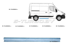 Порог (правый) под боковой сдвижной двери, без выхода на стойки, короткая база, заводской штамп