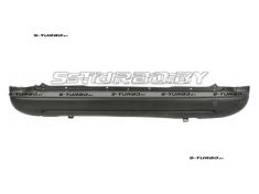 Бампер задний (черный) без отв. под парктроники, центральная часть