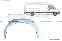 Арка задняя (правая) внутренняя часть, заводской штамп