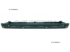 Бампер задний (черный) с отв. под парктроники, центральная часть