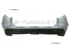 Бампер задний (грунтованный) без отв. под парктроники, верхняя часть