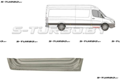 Дверь передняя (правая) внутренняя часть, заводской штамп