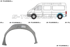 Арка задняя (левая) внутренняя часть, длинная база, заводской штамп