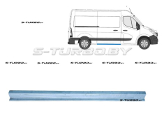 Порог (правый) под боковой сдвижной двери, без выхода на стойки, средняя / длинная/ maxi длинная база, заводской штамп
