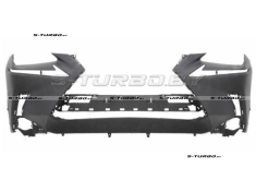 Бампер передний (грунтованный) без отв. под омыватели, без отв. под парктроники, 2018-2021