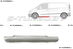 Порог (левый) под переднюю дверь, заводской штамп
