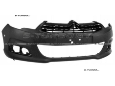 Бампер передний (грунтованный) без отв. под омыватели, с отв. под парктроники