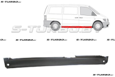 Порог (правый) на всю длину кузова, заводской штамп