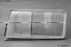 Стекло передней фары (левое) с рамкой