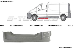 Порог (левый) под переднюю дверь, высокий, заводской штамп