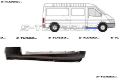 Порог (правый) под переднюю дверь, заводской штамп