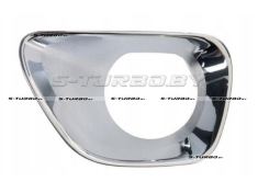 Решетка в бампер (левая) с отв. под противотуманку, хром