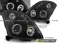 Передние фары ANGEL EYES BLACK