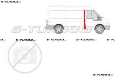 Центральная стойка (правая) до крыши, заводской штамп