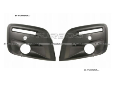 Решетки в бампер (левая+правая) с отв. под противотуманку, с отв. под парктроник