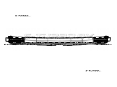 Решетка в бампер, верхняя, для версии sport