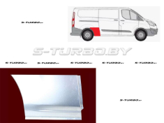 Крыло заднее (правое) передняя часть (до колеса) 4 дв, длинная база, заводской штамп