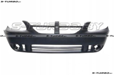 Бампер передний (черный) 2005-2008, с отв. под противотуманки