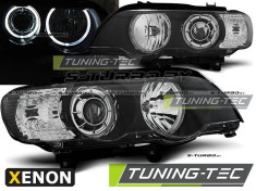 Передние фары LED ANGEL EYES BLACK XENON