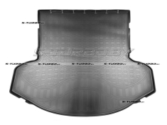 Коврик в багажник модельный полиуретановый, 5 мест, сложенный 3-й ряд