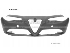 Бампер передний (черный) без отв. под омыватели, с отв. под парктроники