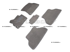 Коврики 3D модельные ворсовые в салон, серые