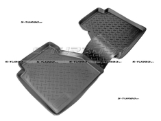 Коврики модельные полиуретановые в салон (высокий борт), задний ряд