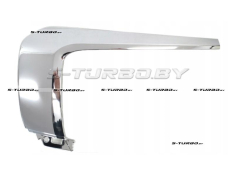 Накладка переднего бампера (левая) хром, верхняя