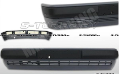 Бампер передний (серый) 1984-1989, в сборе, версия с кондиционером