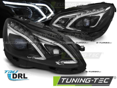 Передние фары BLACK LED DRL