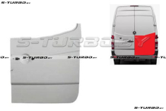 Дверь задняя (правая) распашная, наружная часть, до стекла, заводской штамп