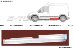 Порог (левый) 2 дв, длинная база (для моделей без раздвижной двери) полный профиль, заводской штамп