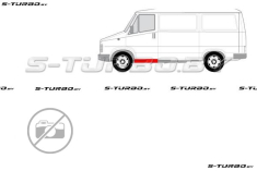 Порог (левый) под переднюю дверь, полный профиль, ремкомплект