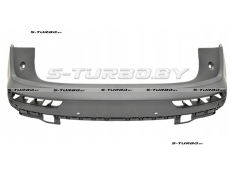 Бампер задний, с отв. под парктроники, для версии S-LINE