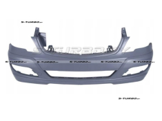 Бампер передний (грунтованный) с отв. под противотуманки, без отв. под парктроники