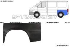 Крыло заднее (левое) короткая / длинная база, заводской штамп