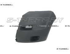 Бампер передний (черный) левая часть