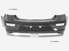 Бампер задний (грунтованный) без отв. под парктроники, USA-TYPE