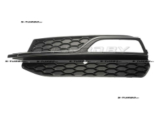 Решетка в бампер (левая) c отв. под противотуманку, для версии s-line