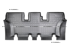 Коврики модельные полиуретановые в салон (высокий борт), 3-ий ряд, 7 мест
