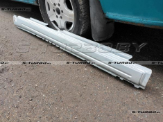 Порог (правый) полный профиль, заводской штамп