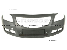 Бампер передний (грунтованный) без отв. под омыватели, с отв. под парктроники