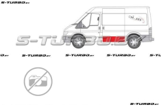 Панель боковая (левая) за водительской дверью, 31 см, короткая / средняя / длинная / maxi длинная база, ремкомлпект