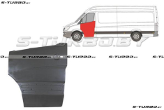 Дверь передняя (левая) наружная часть, до стекла, заводской штамп
