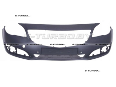 Бампер передний (грунтованный) без отв. под омыватели, с отв. под парктроники