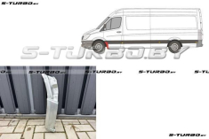 Крыло переднее (левое) нижняя часть, без отв. под молдинг, заводской штамп