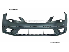 Бампер передний (грунтованный) с отв. под омыватели, с отв. под парктроники